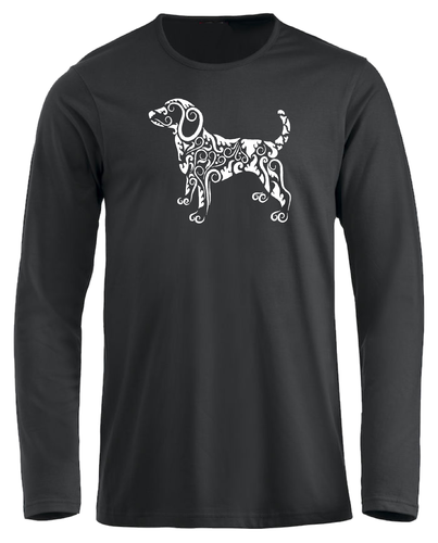 Dog art LS pitkähihainen T-paita . Asennepaita