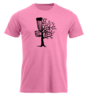 FrisbeeGolf puu T-paita.Asennepaita