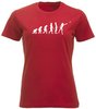 Frisbeegolf Evolution Lady T-paita. Asennepaita